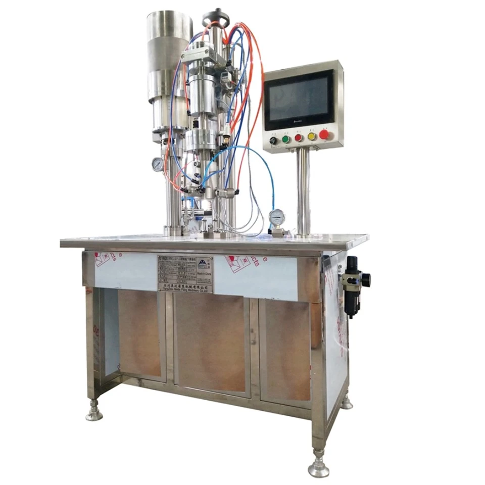 Actual Meitar aerosol-filling equipment