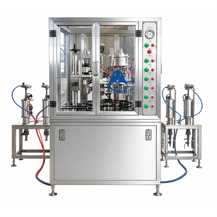 QGQ750-B Monobloc Aerosol Filling Machine