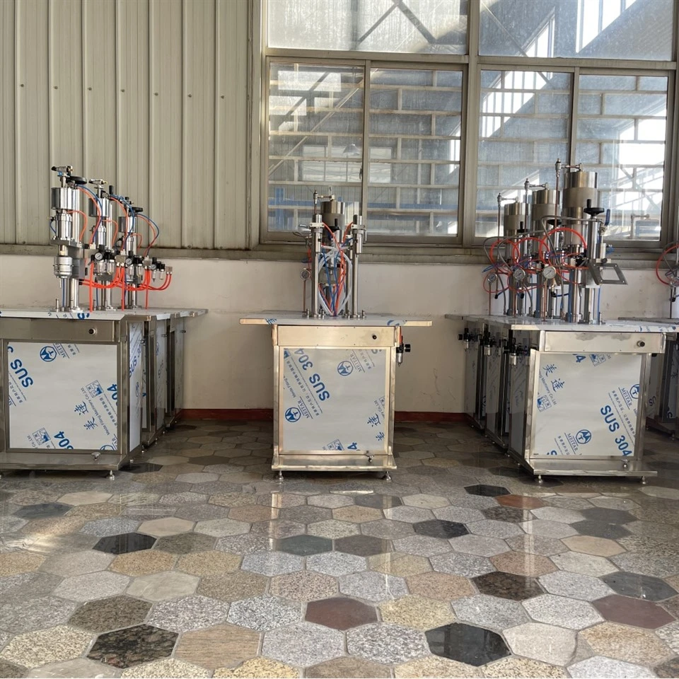 Pneumatic Aerosol Filling Machine