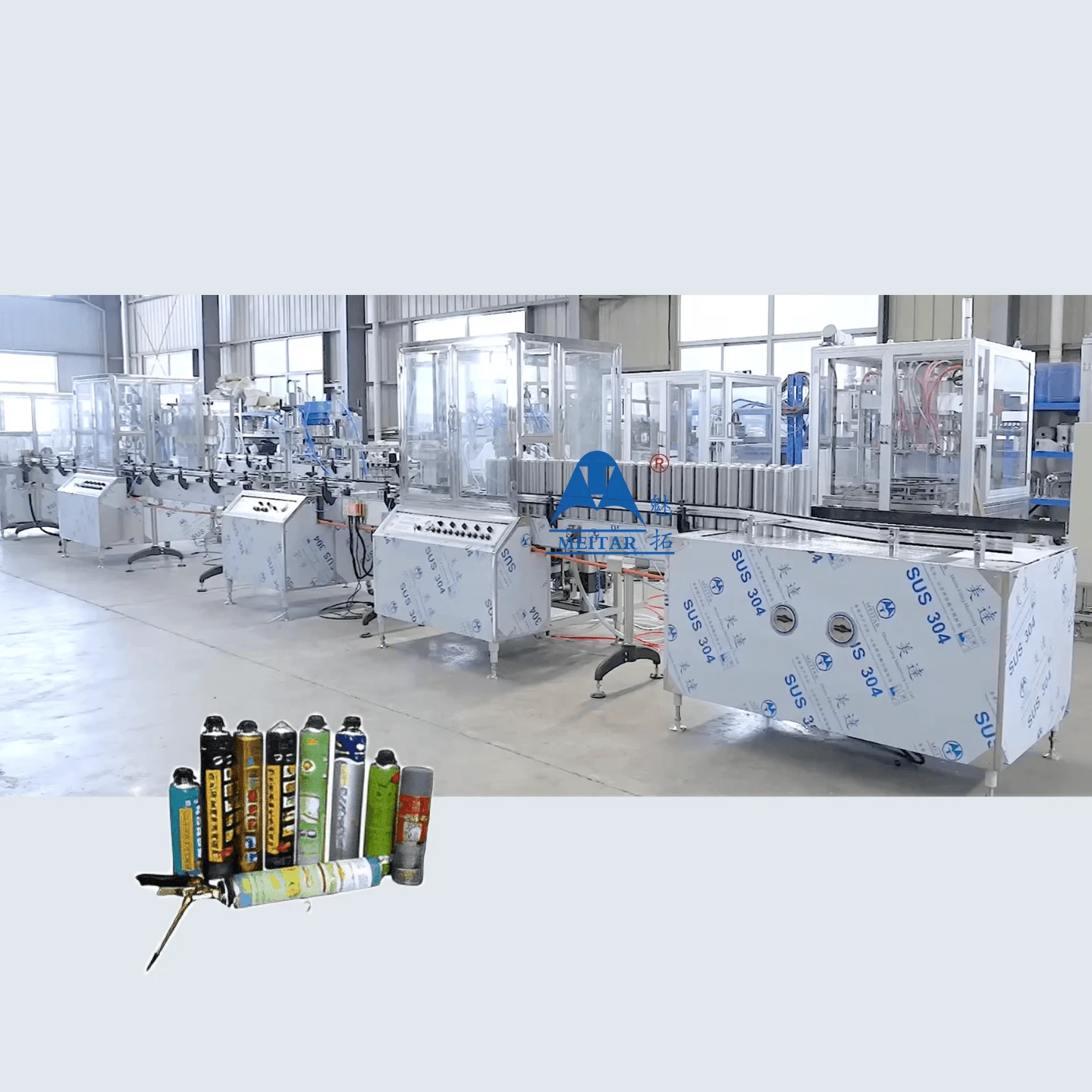 PU foam production line